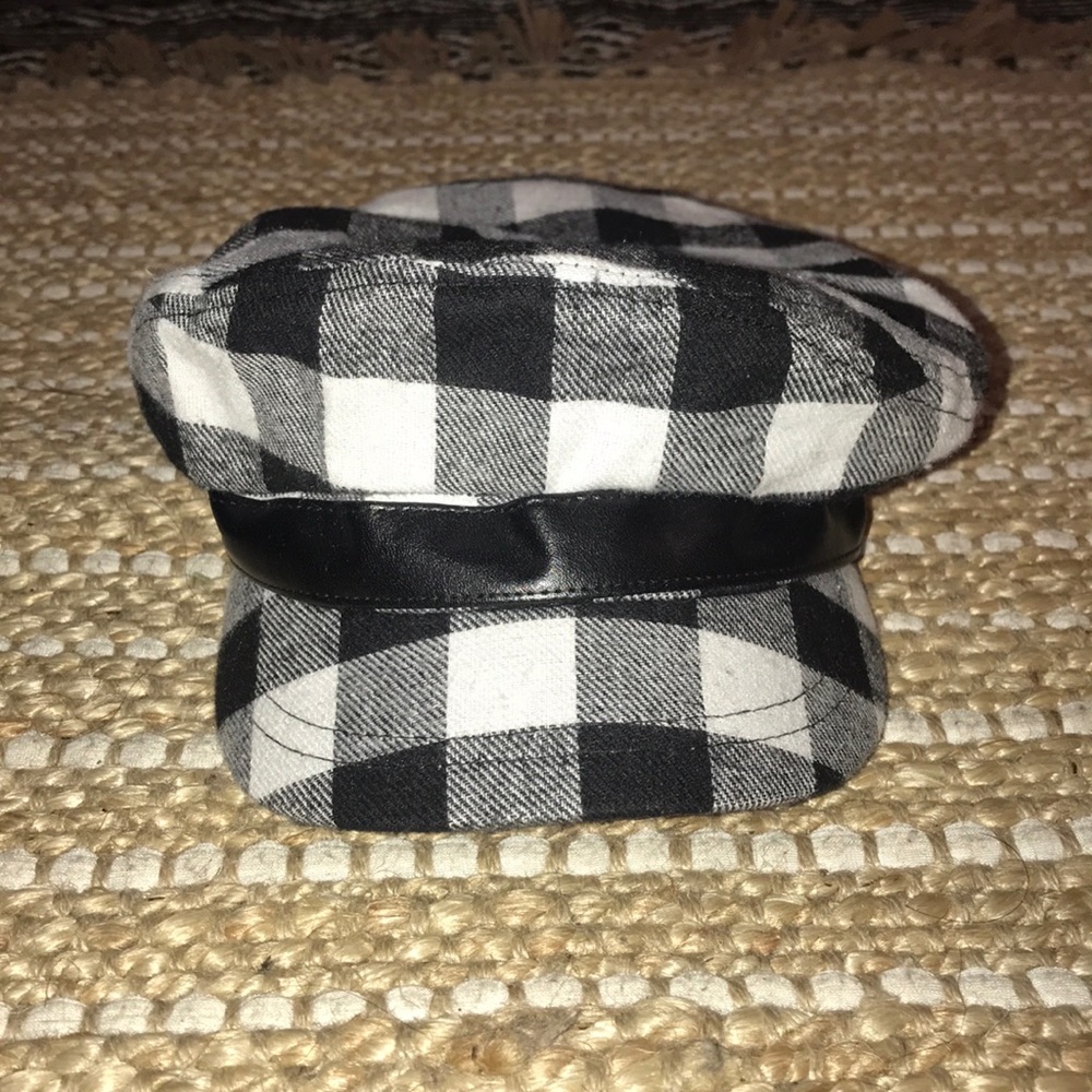 🥐BUFFALO CHECK BAKER BOY HAT🥐